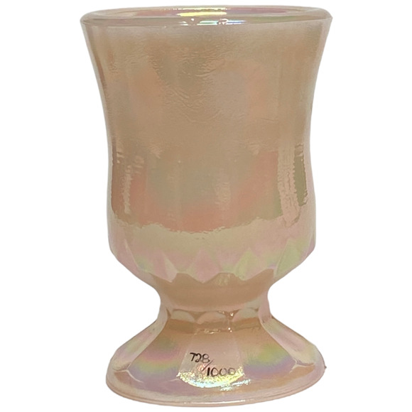 Boyd Glass Hopalong Cassidy 1999 Rosie Pink Carnival COA #719 Toothpick Holder - Picture 13 of 14